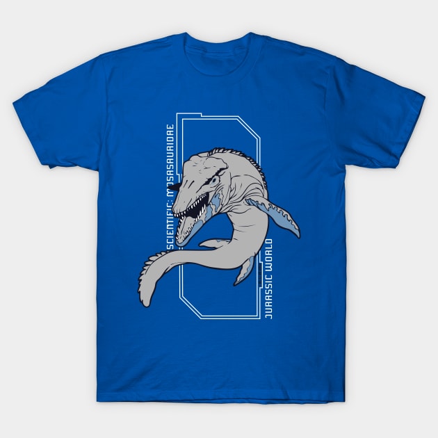 Mosasaurus T-Shirt by Mercado Graphic Design